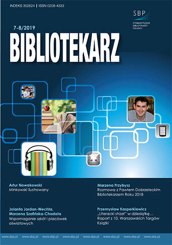 Okładka Bibliotekarz 2019, nr 7-8