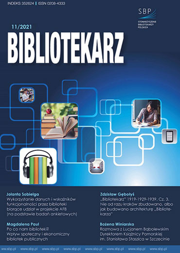 Bibliotekarz 2021, nr 11