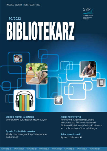 Bibliotekarz 2022, nr 10