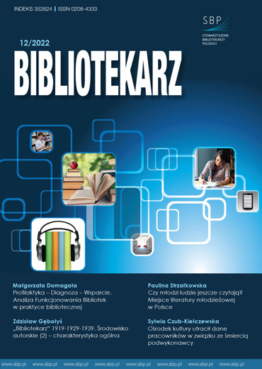 Bibliotekarz 2022, nr 12