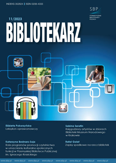 Bibliotekarz 2023, nr 11