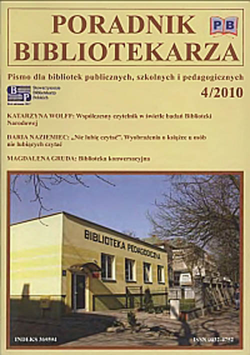 Poradnik Bibliotekarza 2010, nr 4