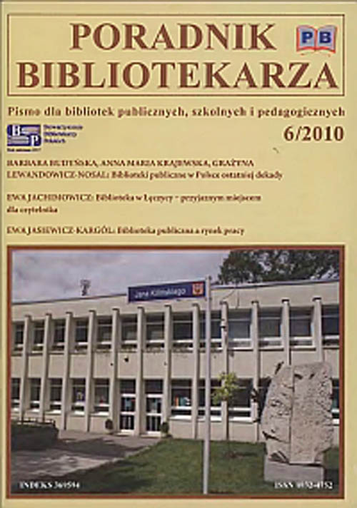 Poradnik Bibliotekarza 2010, nr 6