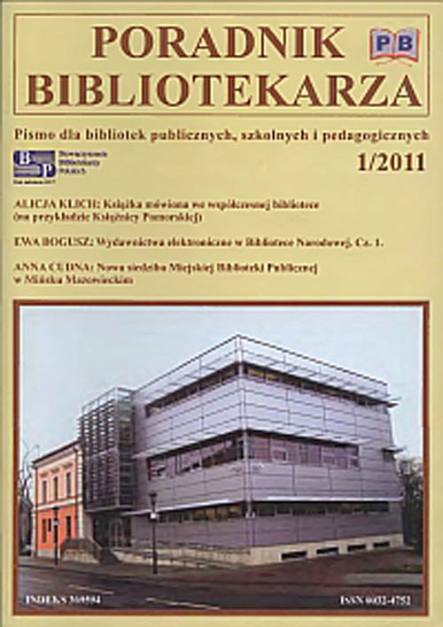 Poradnik Bibliotekarza 2011, nr 1