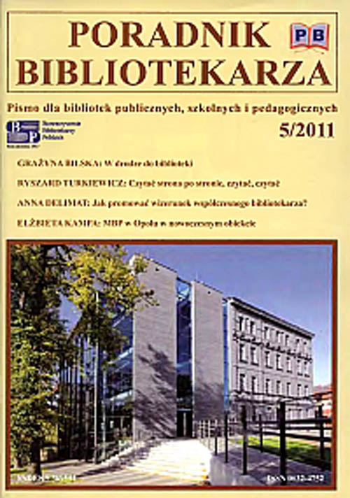Poradnik Bibliotekarza 2011, nr 5