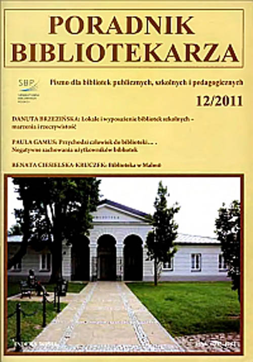 Poradnik Bibliotekarza 2011, nr 12
