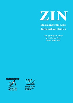 Information Behavior within the Humanities: Searching or Browsing Recall or Precision? Researching the Information Needs of Academics: the Case Study of the Faculty of History of the University of Warsaw